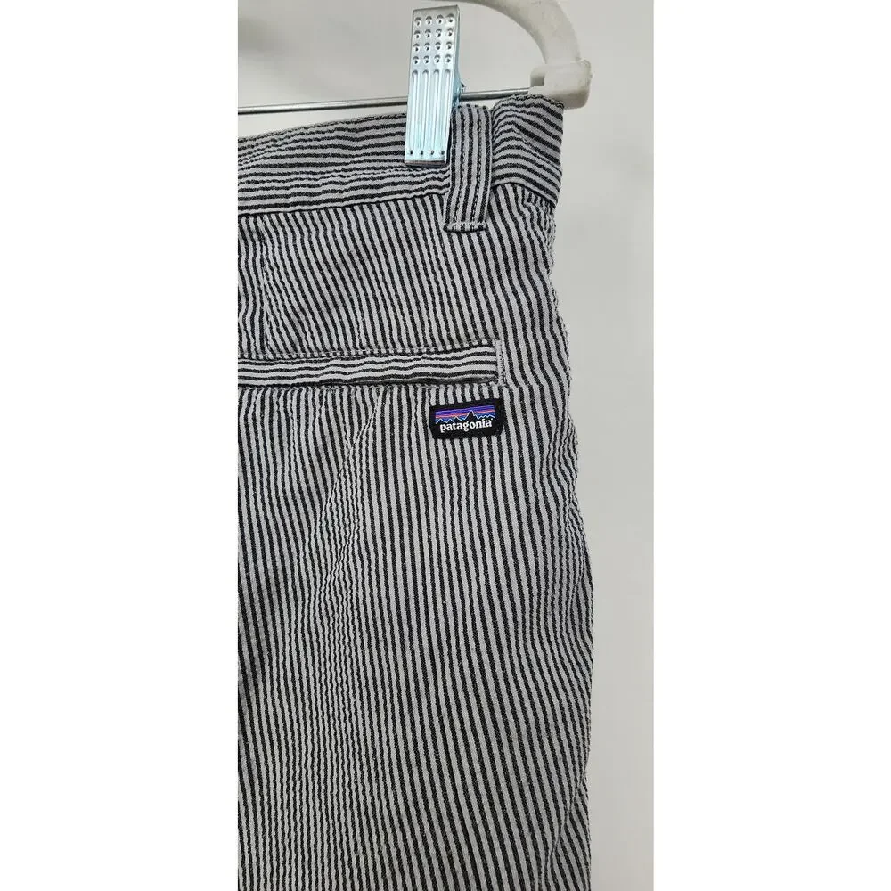 Men's Patagonia Cotton M's Puckerware Shorts Size 32 Black Grey - Picture 8 of 10